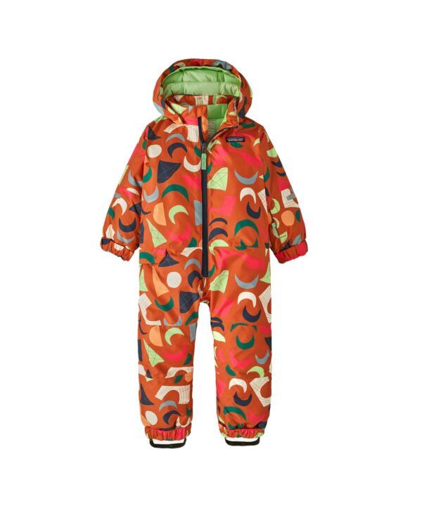Patagonia Baby Snow Pile One-piece Mirage Redtail Rust