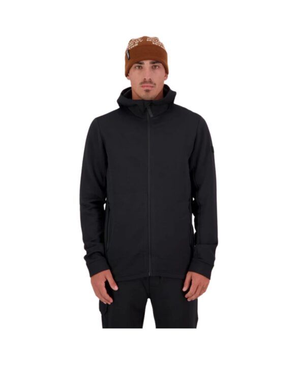 Mons Royale Man-arcadia Merino Fleece Hoody Black