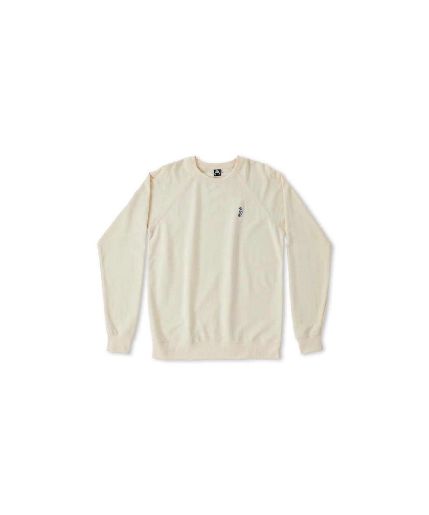 Crab Grab Embroidered Crew Bone