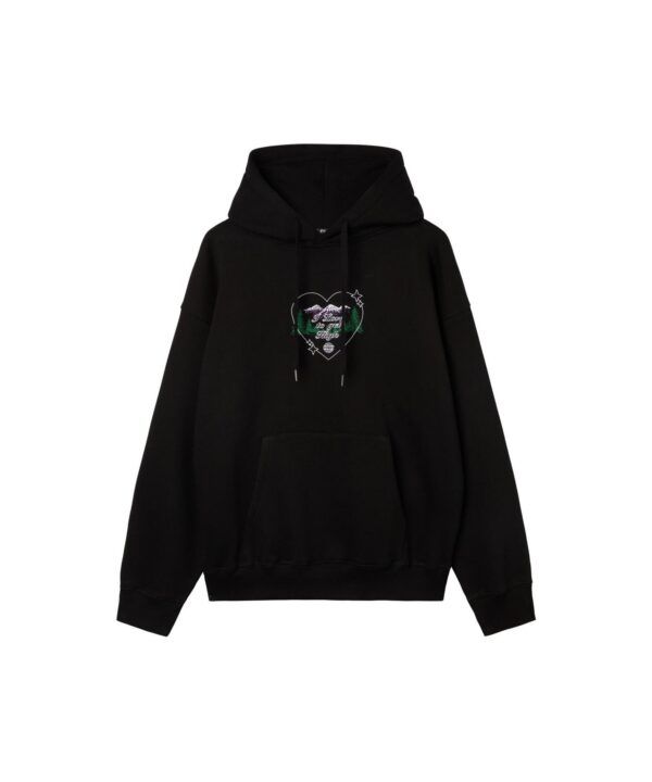 Funky High Embroidery Hoodie Black