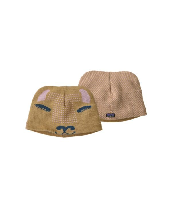 Patagonia Baby Animal Friends Beanie Guanaco: Dark Camel