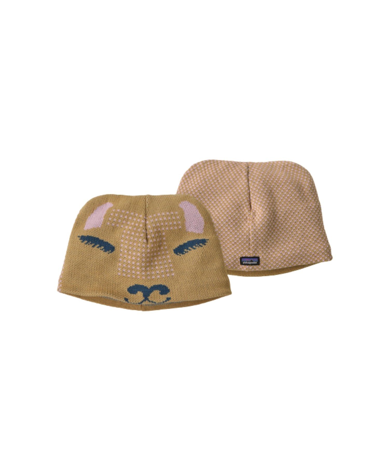 Patagonia Baby Animal Friends Beanie Guanaco: Dark Camel