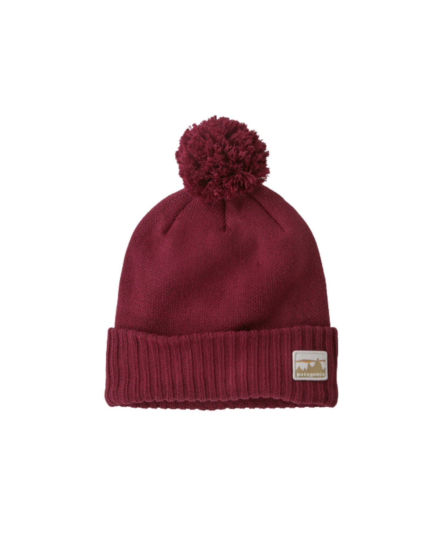 Patagonia Powder Town Beanie '73 Skyline: Carmine Red