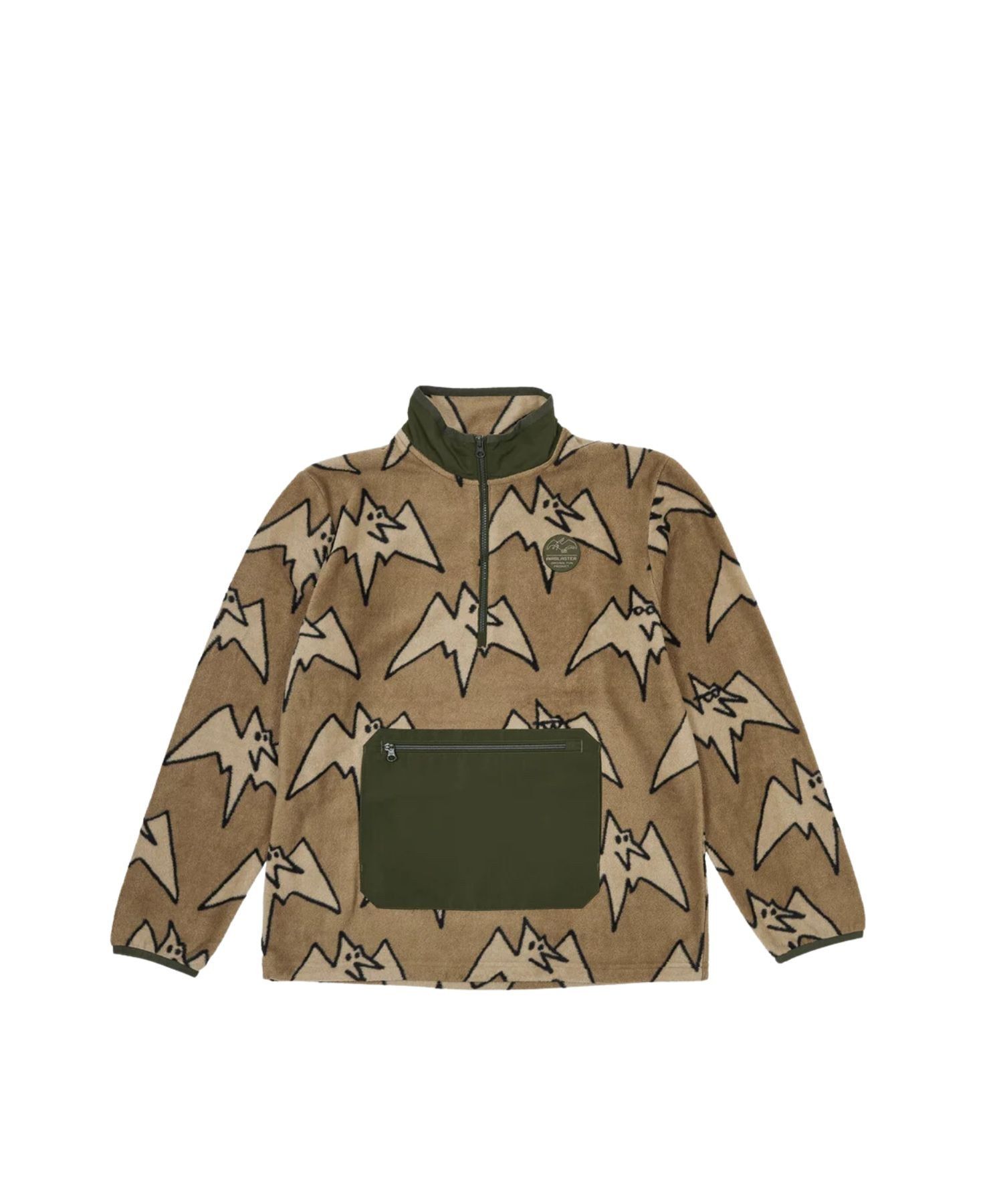 Airblaster Fleece Half Zip-tan Big Terry