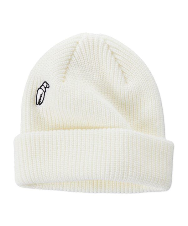 Crab Grab High Mark Beanie White