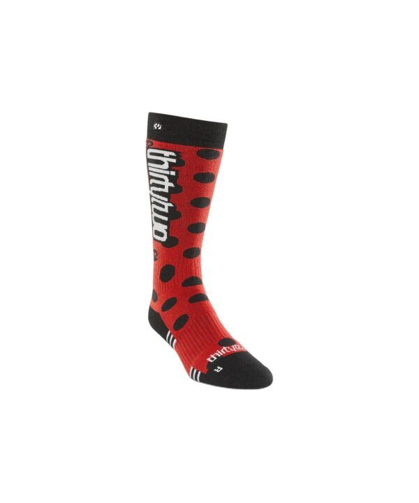 32 Women's Merino Sock Red-black