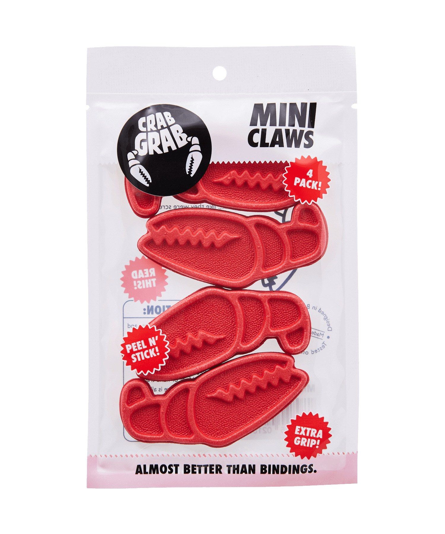 Crab Grab Mini Claws 6pack Red