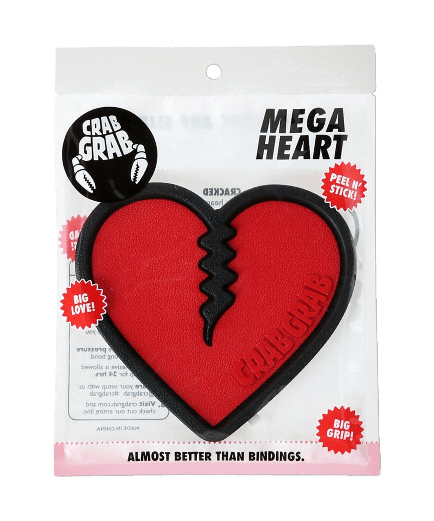 Crab Grab Mega Heart 6pack Red