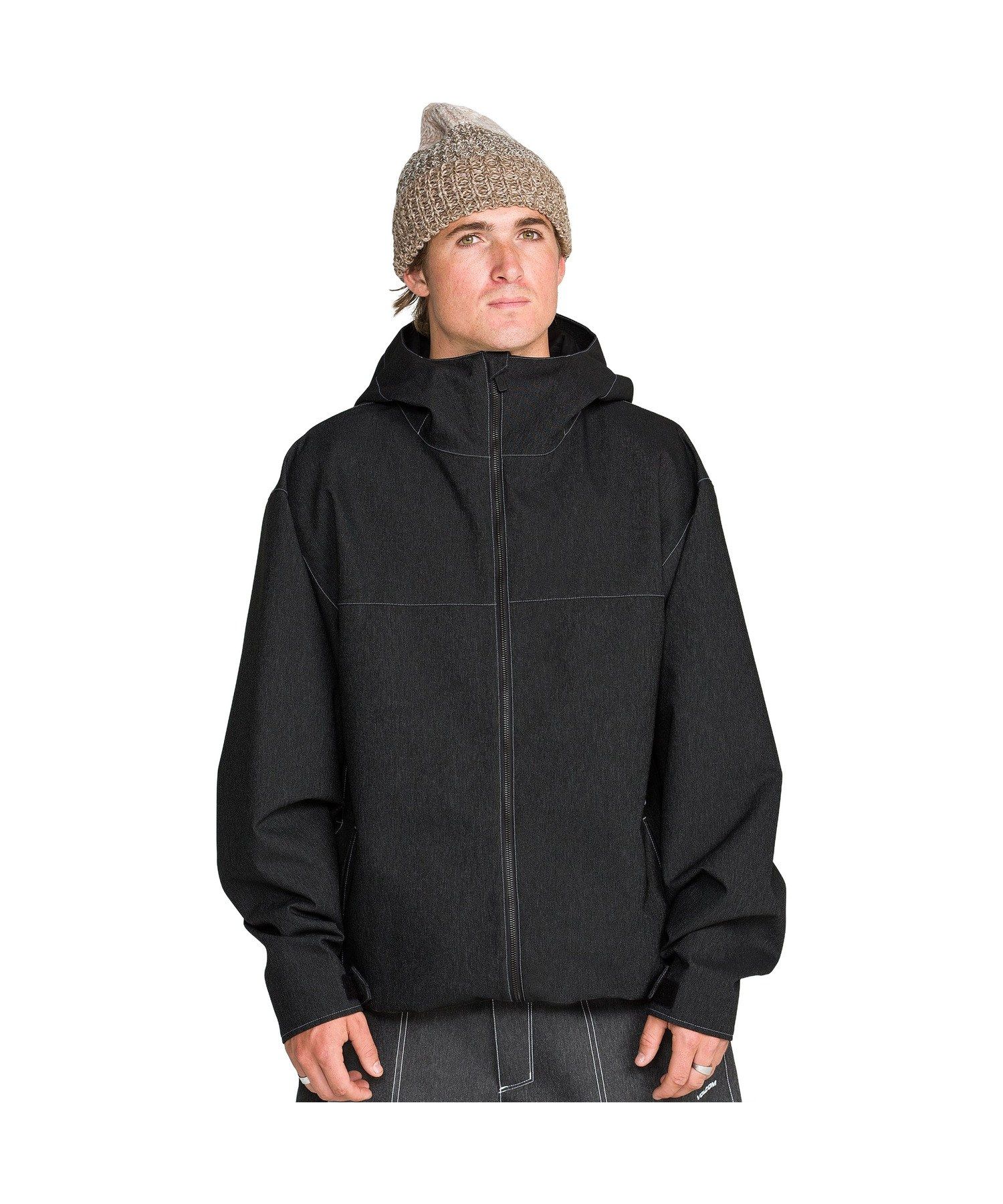 Volcom Top Stitch Jacket Black Denim