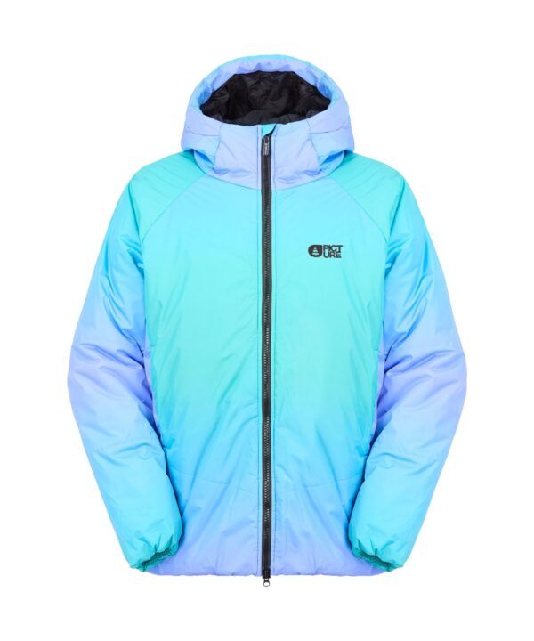 Picture Puffer Grdt Jkt Frozen Gradient Print