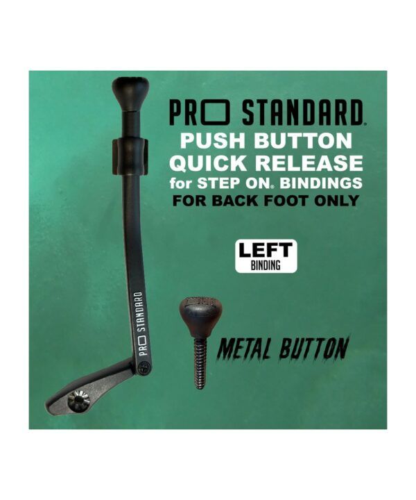 Pro Standard Push Button Quick Release Step On Left Black